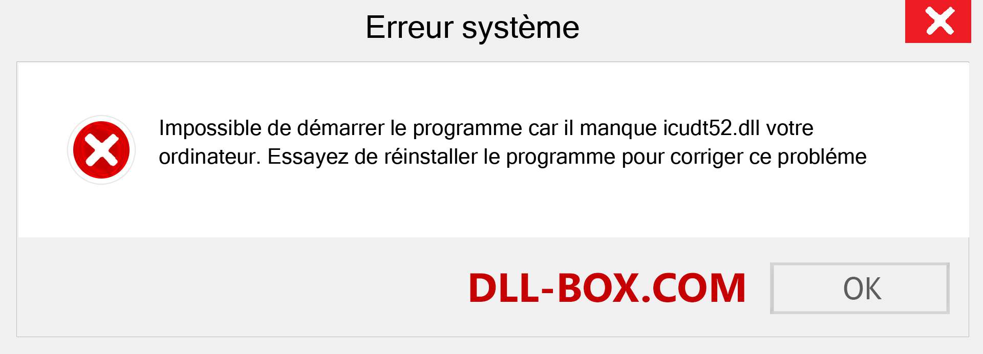 Le fichier icudt52.dll est manquant ?. Télécharger pour Windows 7, 8, 10 - Correction de l'erreur manquante icudt52 dll sur Windows, photos, images